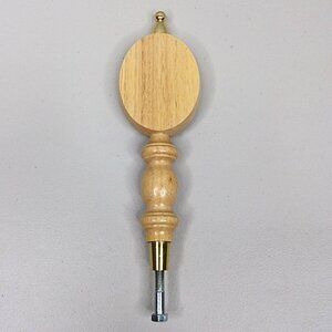 Blank Wooden Beer Tap Handle Pull Keg Oval Head 11" Tall